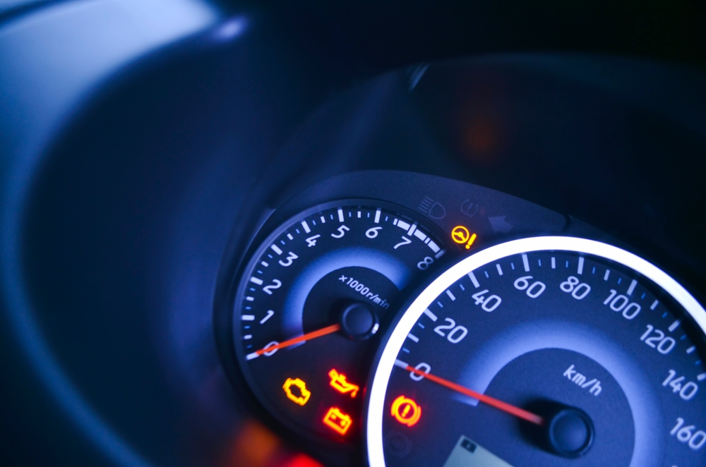Modern,Car,Speedometers,Have,Warning,Indicator,Lights
