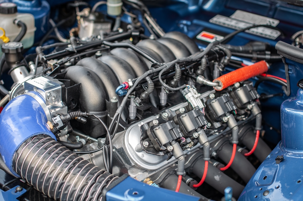 V8,Under,The,Bonnet,Of,Performance,Car