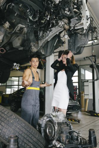 A vehicle repair technician may have got the wrong car