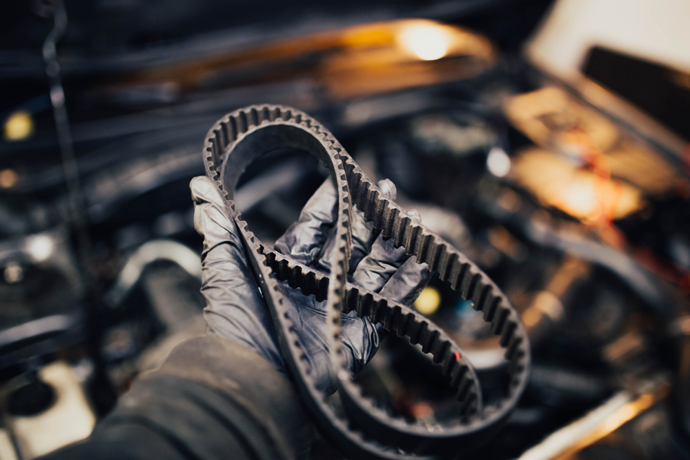 Automotive,Timing,Belt,In,The,Hand,Of,An,Auto,Mechanic.